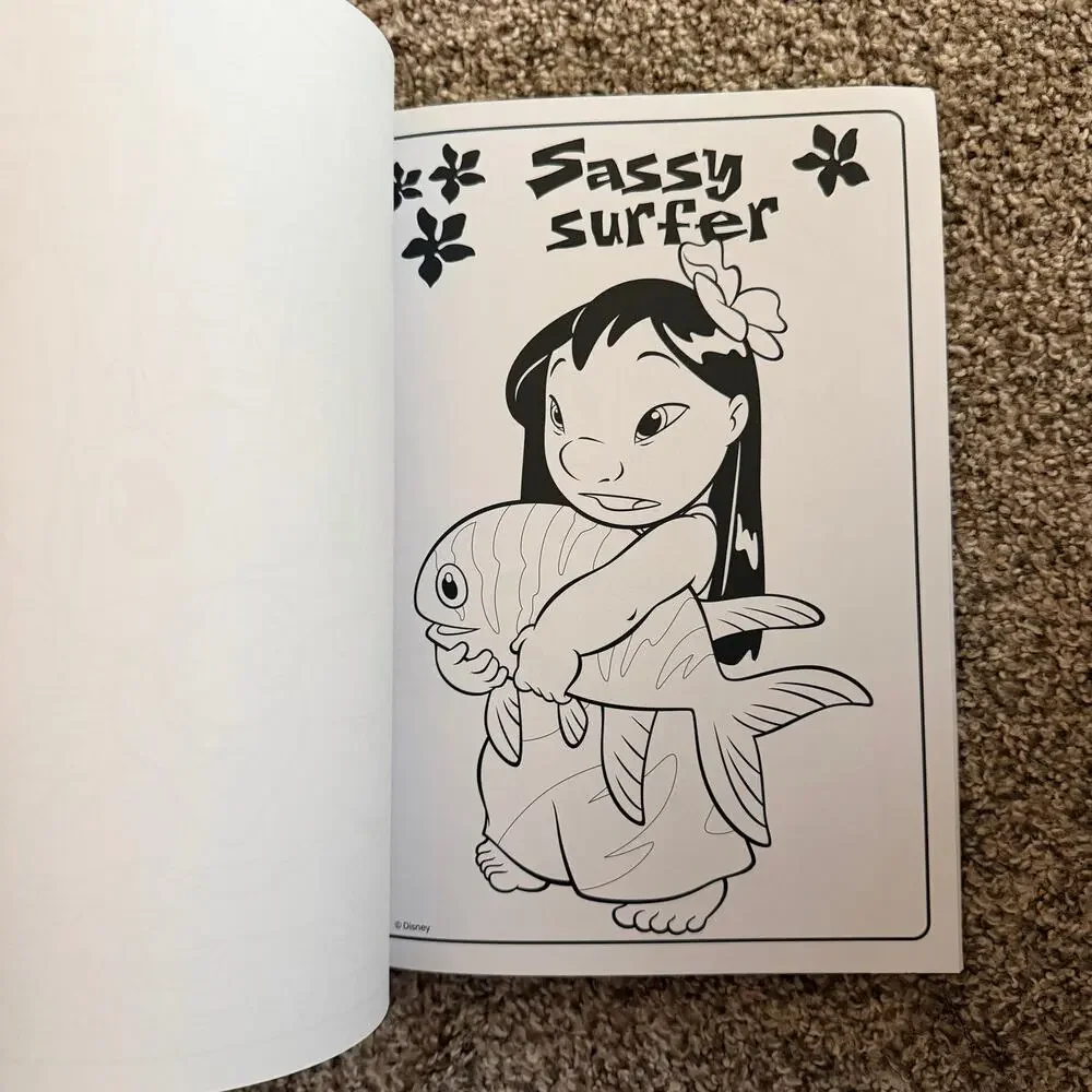 Lilo & Stitch Advanced Coloring Book NEW Disney